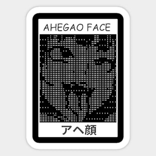 Ahegao Face Hentai Dot Art Sticker